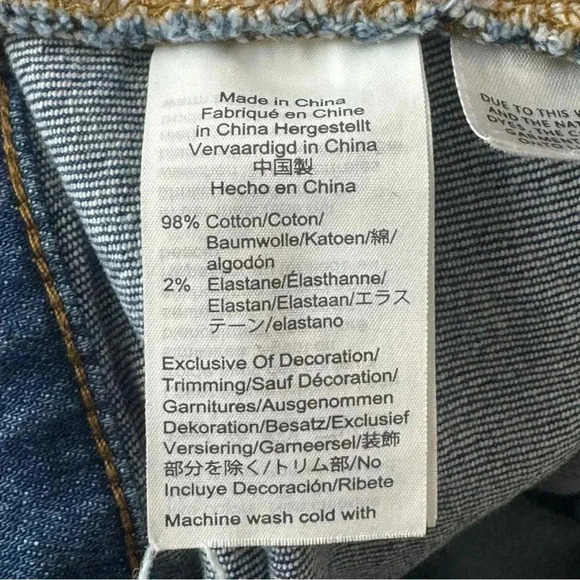 Madewell Womens Size 36 High-Rise Denim Jean Shorts Cut Off Frayed F7019 Stretch - Picture 7 of 11